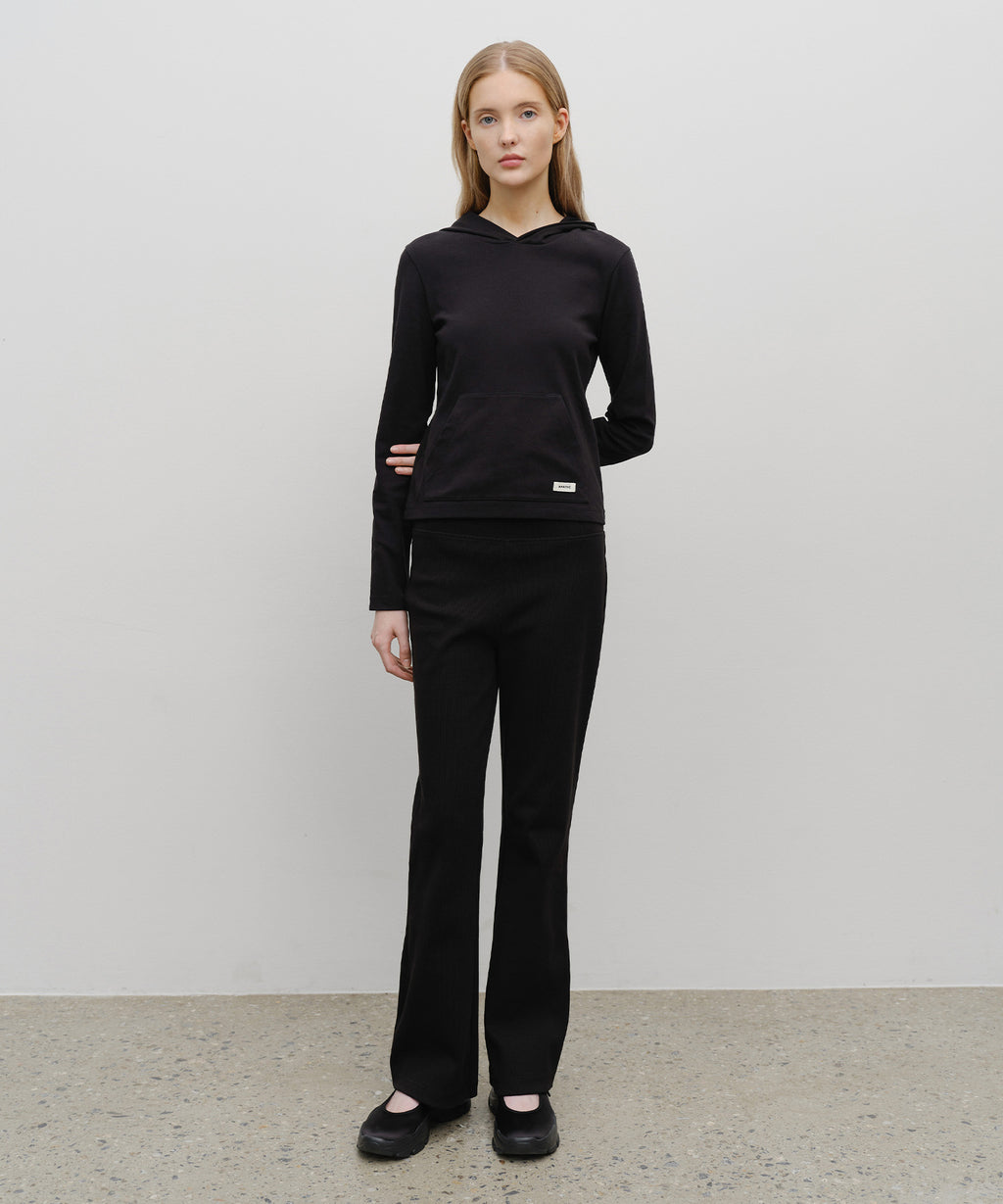 Marithe & Francois Girbaud - Basic Hoodie Long Sleeve (Black) product image 5 | TRAB K-Fashion Australia