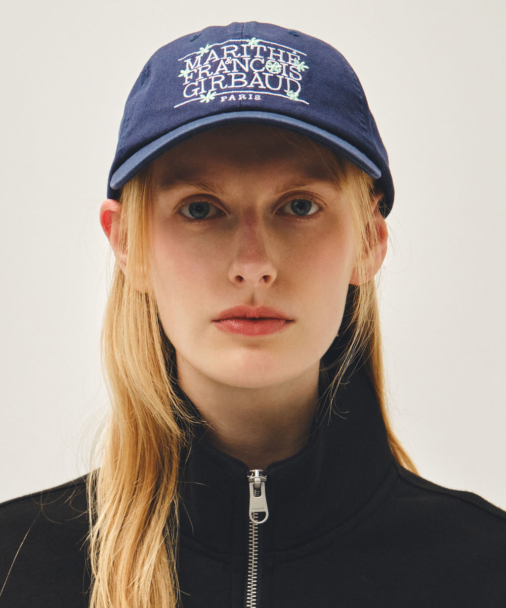 Marithe & Francois Girbaud - Flower Classic Logo Cap (Navy) product image 5 | TRAB K-Fashion Australia