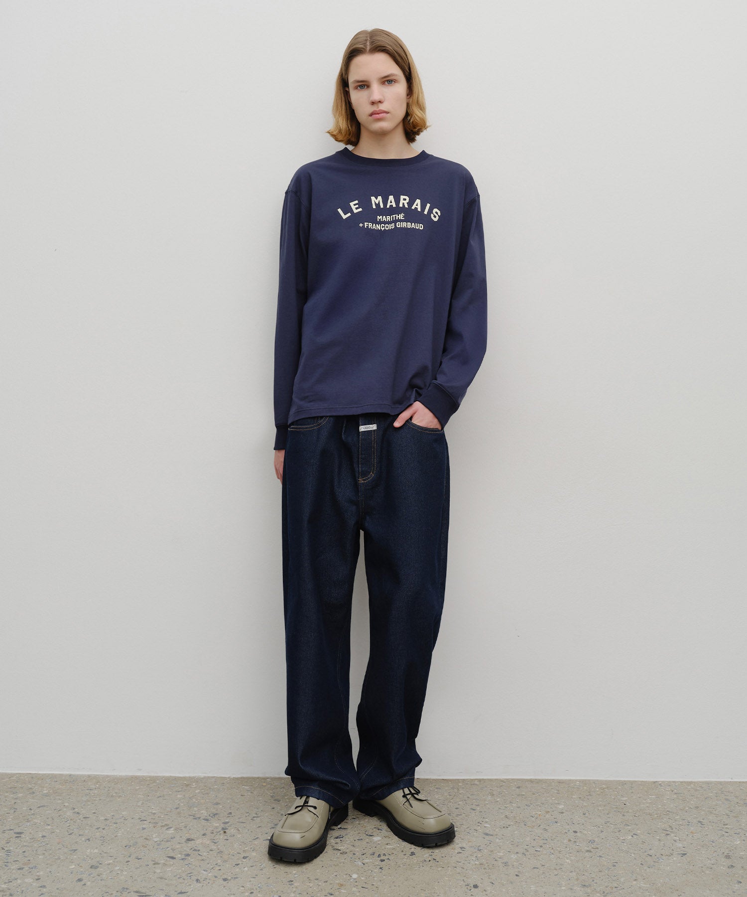 Marithe & Francois Girbaud - Le Marais Long Sleeve (Navy) product image 5 | TRAB K-Fashion Australia