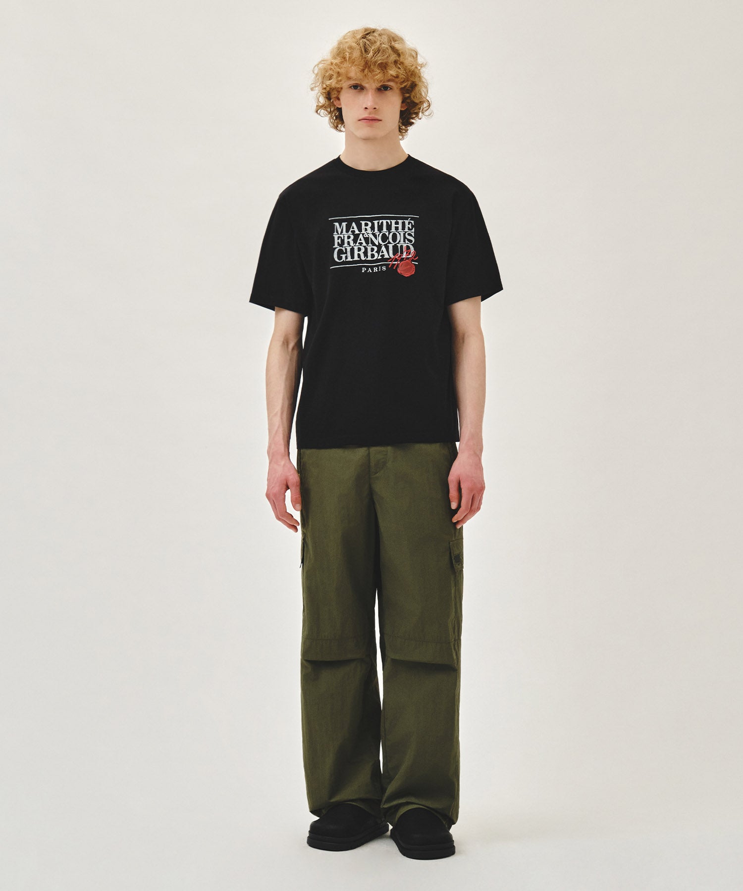 Marithe & Francois Girbaud - Stamp Classic Logo Tee (Black) product image 5 | TRAB K-Fashion Australia