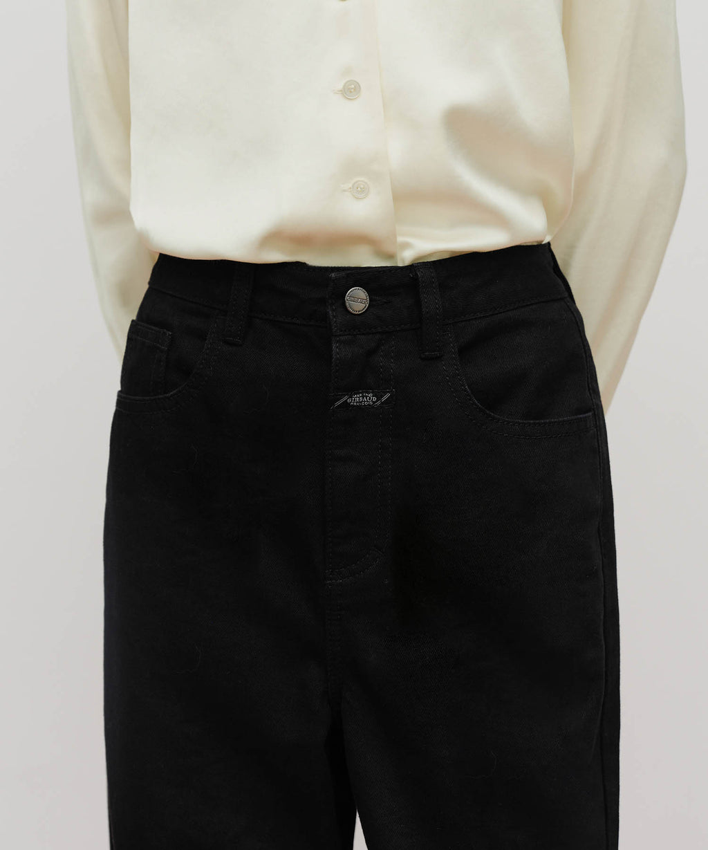 Marithe & Francois Girbaud - Skirt Layered Denim Pants (Black) product image 5 | TRAB K-Fashion Australia