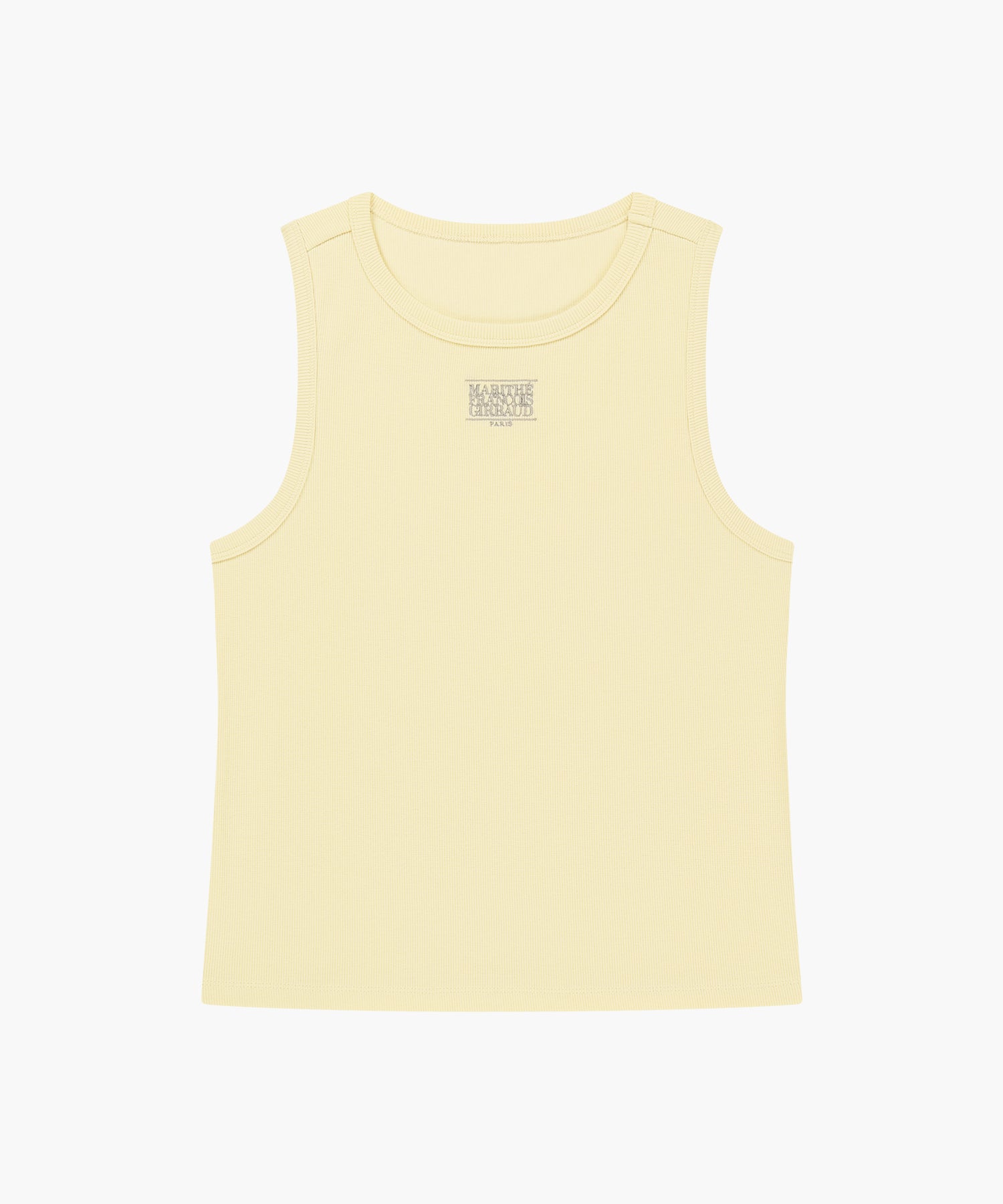 Marithe & Francois Girbaud - Small Classic Logo One Shoulder Layered Tee (Ivory) product image 5 | TRAB K-Fashion Australia