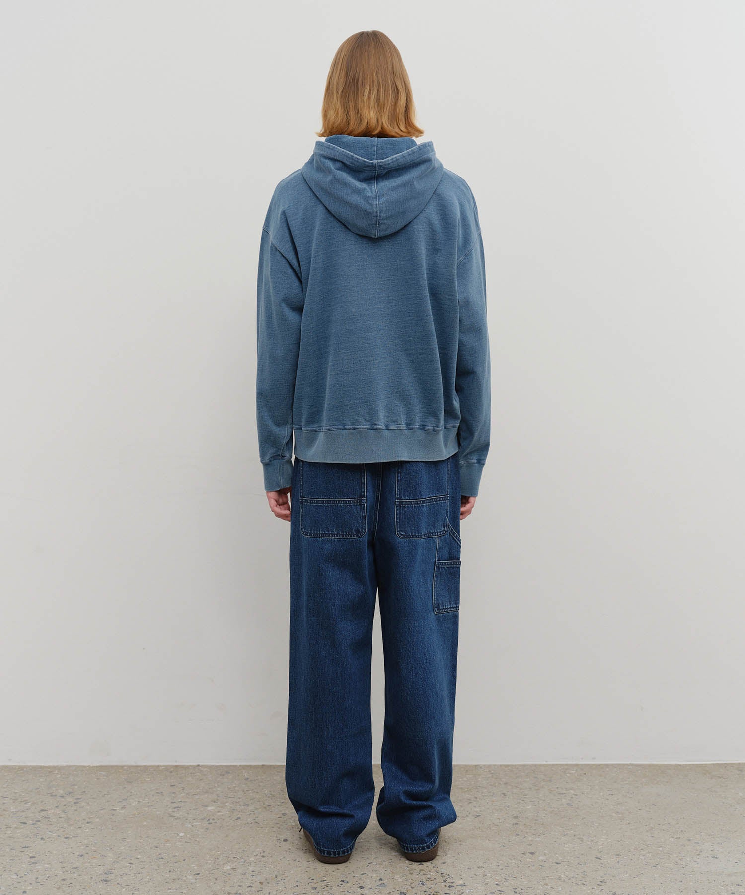 Marithe & Francois Girbaud - Double Knee Carpenter Denim Pants (Dark Blue) product image 5 | TRAB K-Fashion Australia