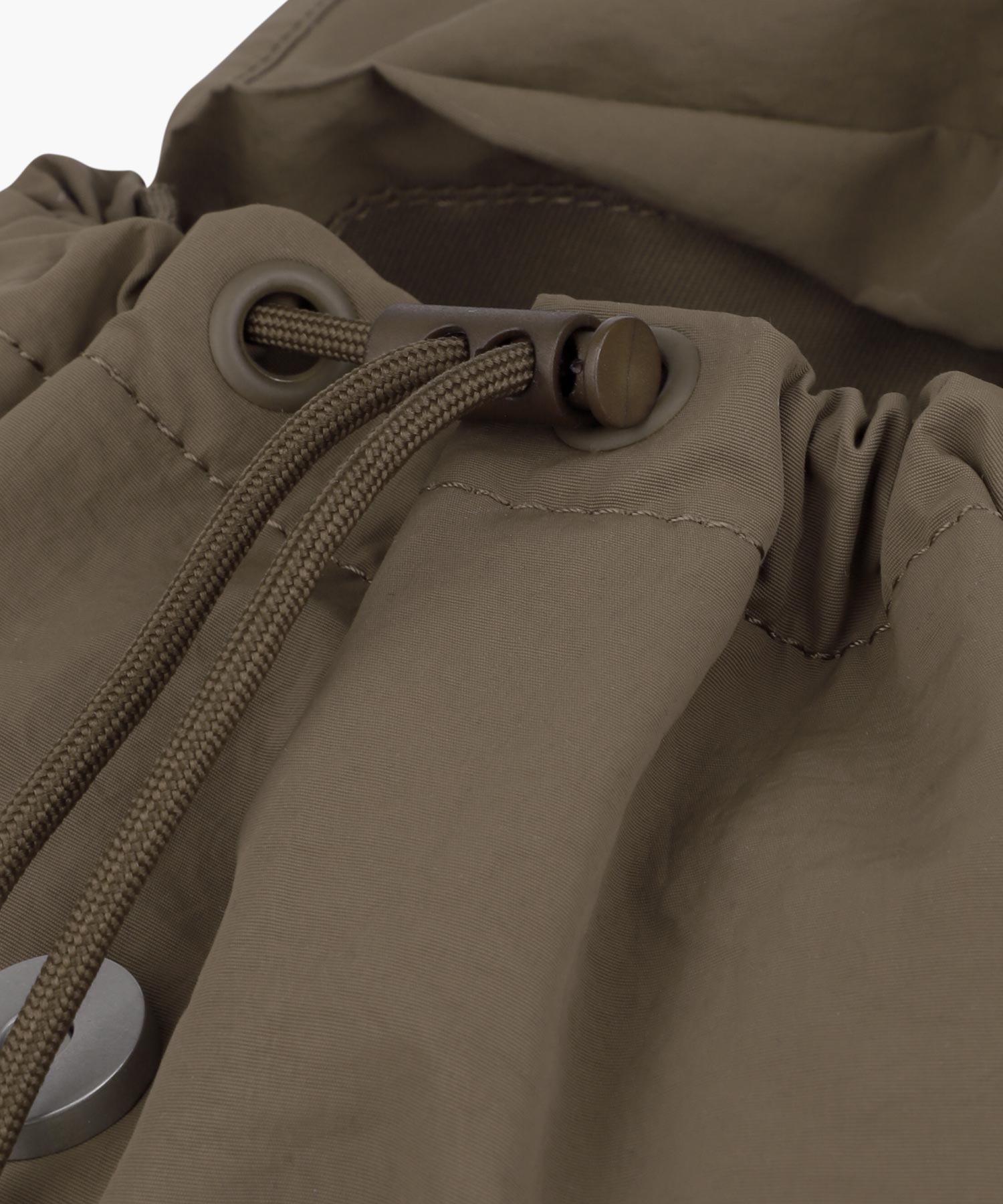 Marithe & Francois Girbaud - Classic Logo Stopper Pocket Backpack (Brown) product image 5 | TRAB K-Fashion Australia
