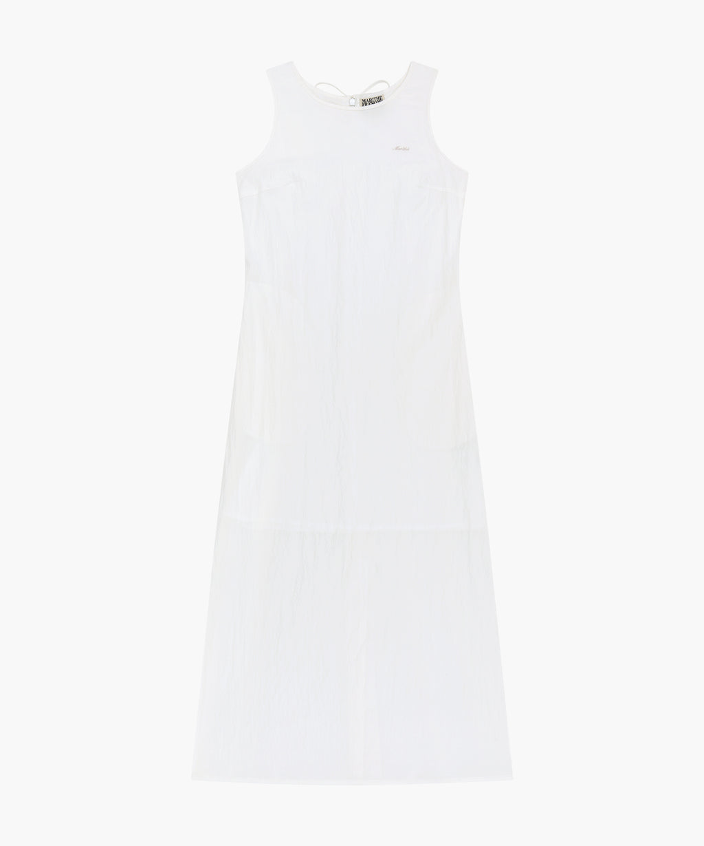 Marithe & Francois Girbaud - Soft Sleeveless Long Dress (White) product image 5 | TRAB K-Fashion Australia