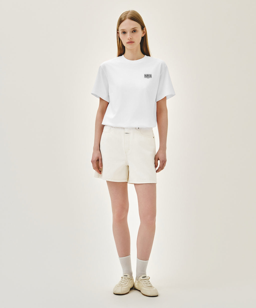 Marithe & Francois Girbaud - Aerocool Small Classic Logo Tee (White) product image 5 | TRAB K-Fashion Australia