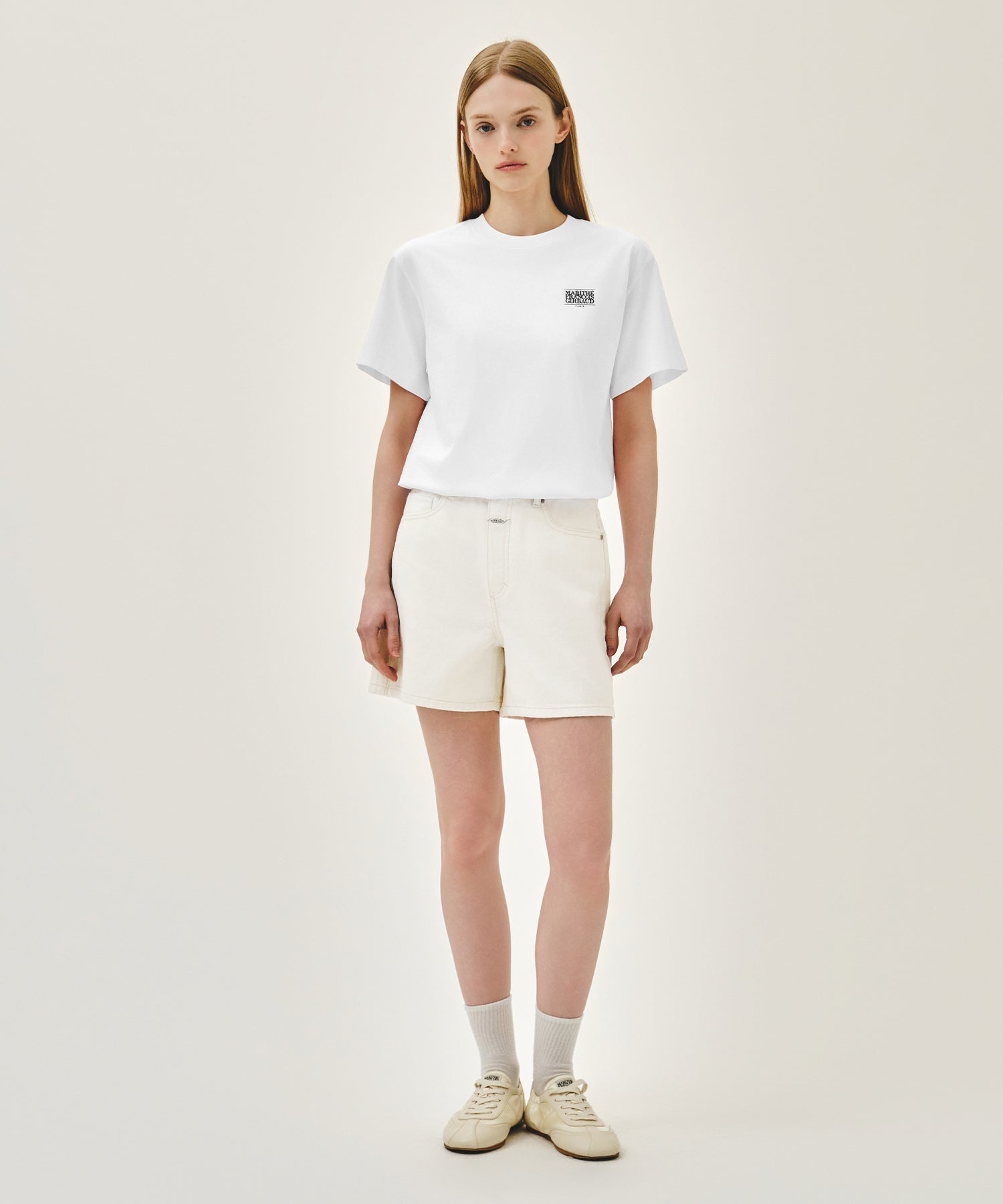 Marithe & Francois Girbaud - Aerocool Small Classic Logo Tee (White) product image 5 | TRAB K-Fashion Australia