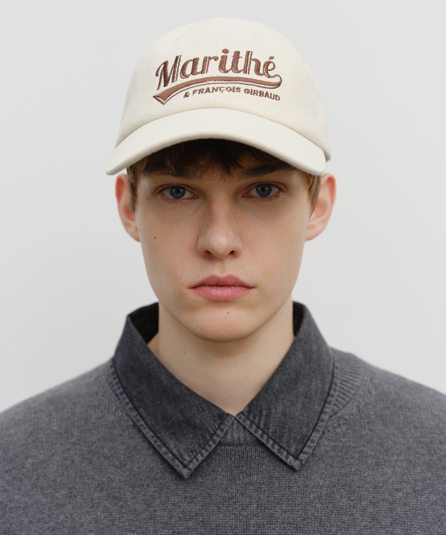 Marithe & Francois Girbaud - Vintage Baseball Graphic Cap (Ivory) product image 5 | TRAB K-Fashion Australia