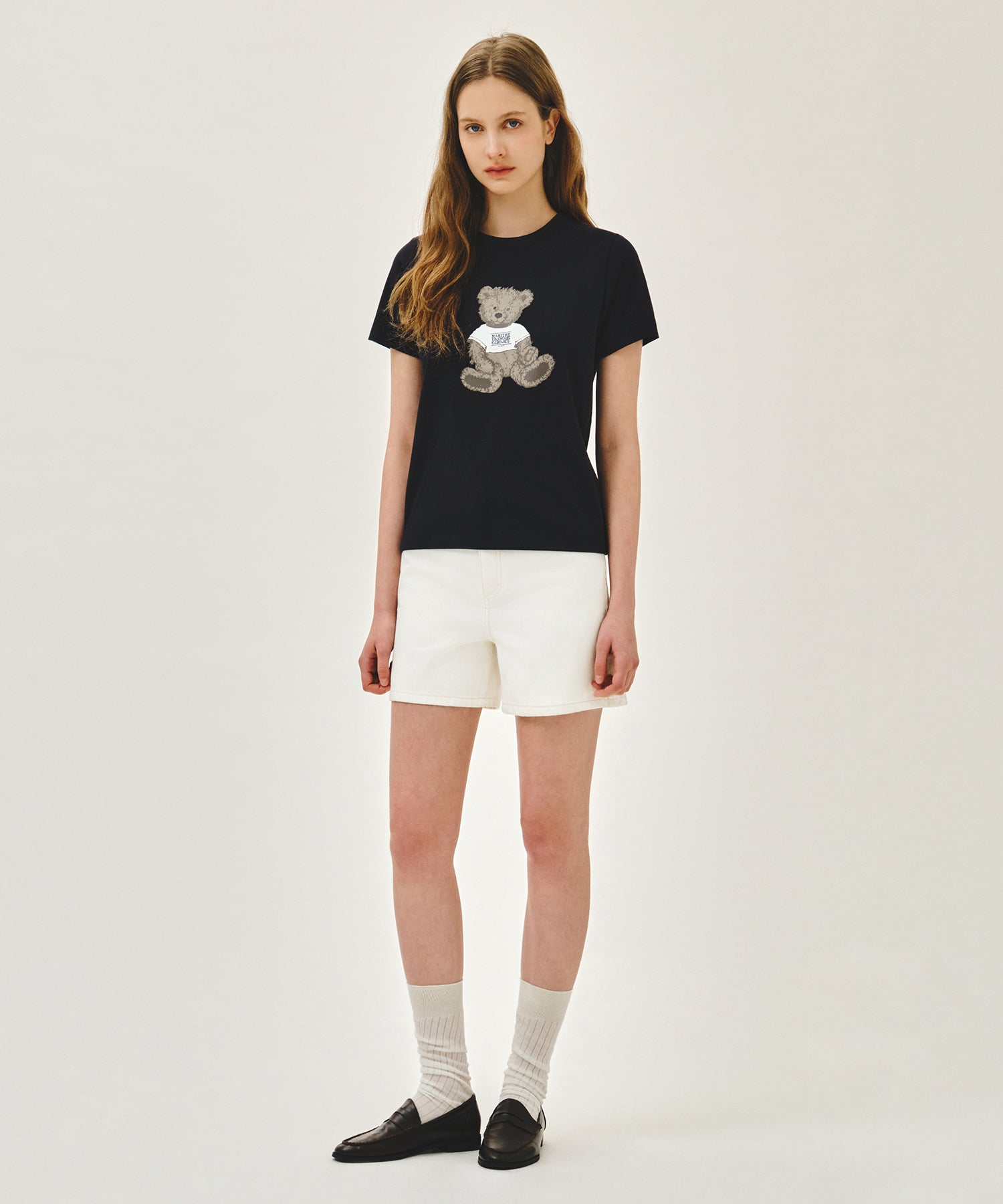 Marithe & Francois Girbaud - Doodle Bear Tee (Navy) product image 5 | TRAB K-Fashion Australia