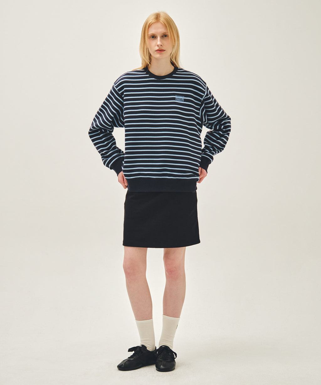 Marithe & Francois Girbaud - Small Classic Logo Stripe Sweatshirt (Navy) product image 5 | TRAB K-Fashion Australia