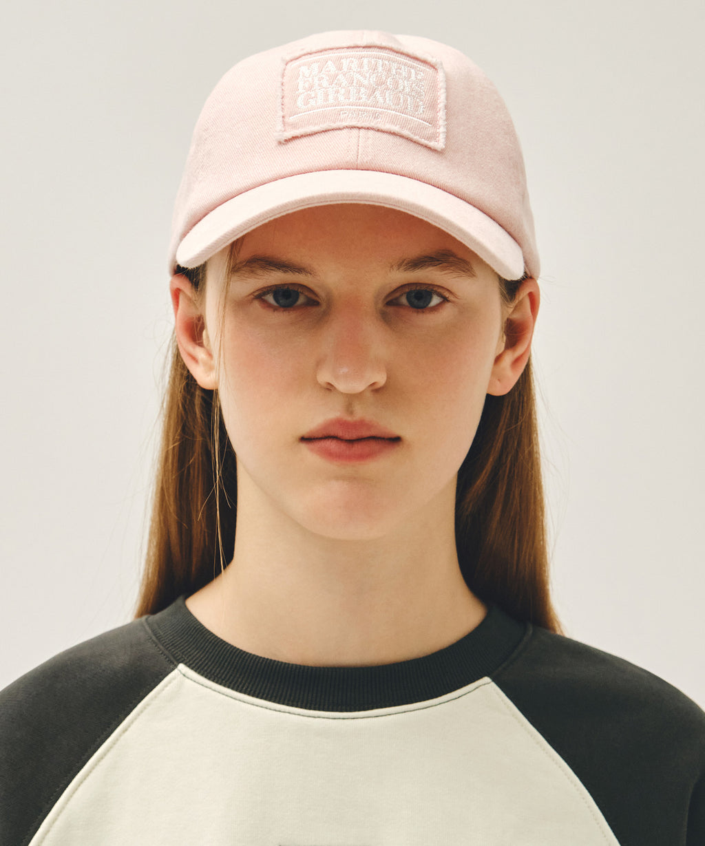 Marithe & Francois Girbaud - Pigment Small Classic Logo Cap (Pink) product image 5 | TRAB K-Fashion Australia