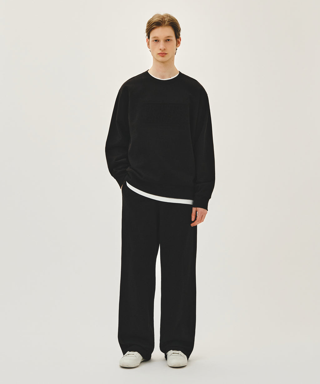 Marithe & Francois Girbaud - Embo Classic Logo Sweatshirt (Black) product image 5 | TRAB K-Fashion Australia