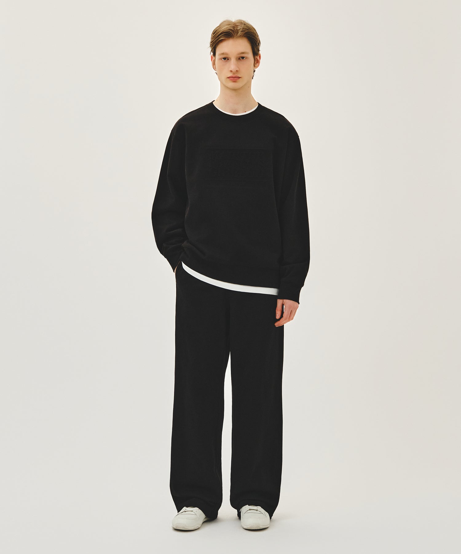 Marithe & Francois Girbaud - Embo Classic Logo Sweatshirt (Black) product image 5 | TRAB K-Fashion Australia