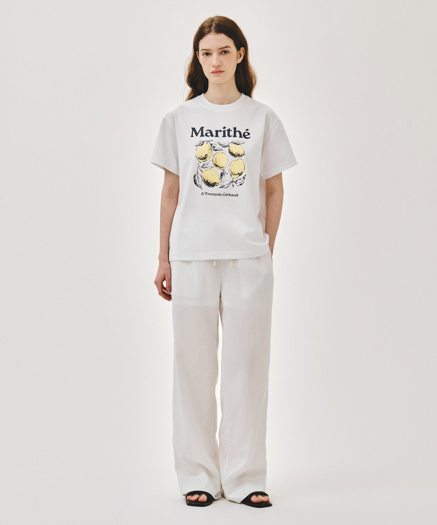 Marithe & Francois Girbaud - Aerocool Lemon Graphic Tee (White) product image 9 | TRAB K-Fashion Australia