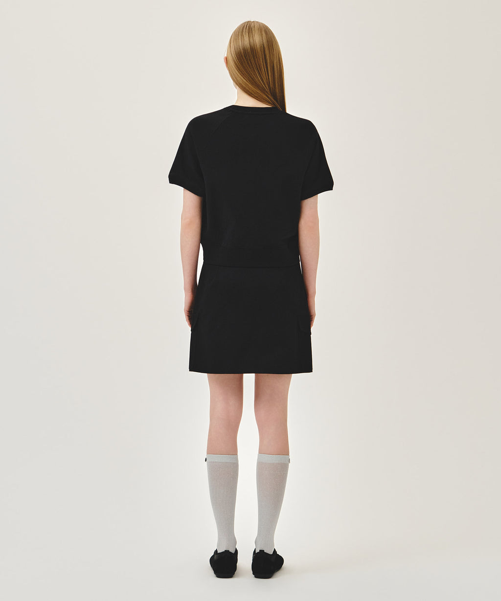 Marithe & Francois Girbaud - Cotton Cargo Mini Skirt (Black) product image 8 | TRAB K-Fashion Australia