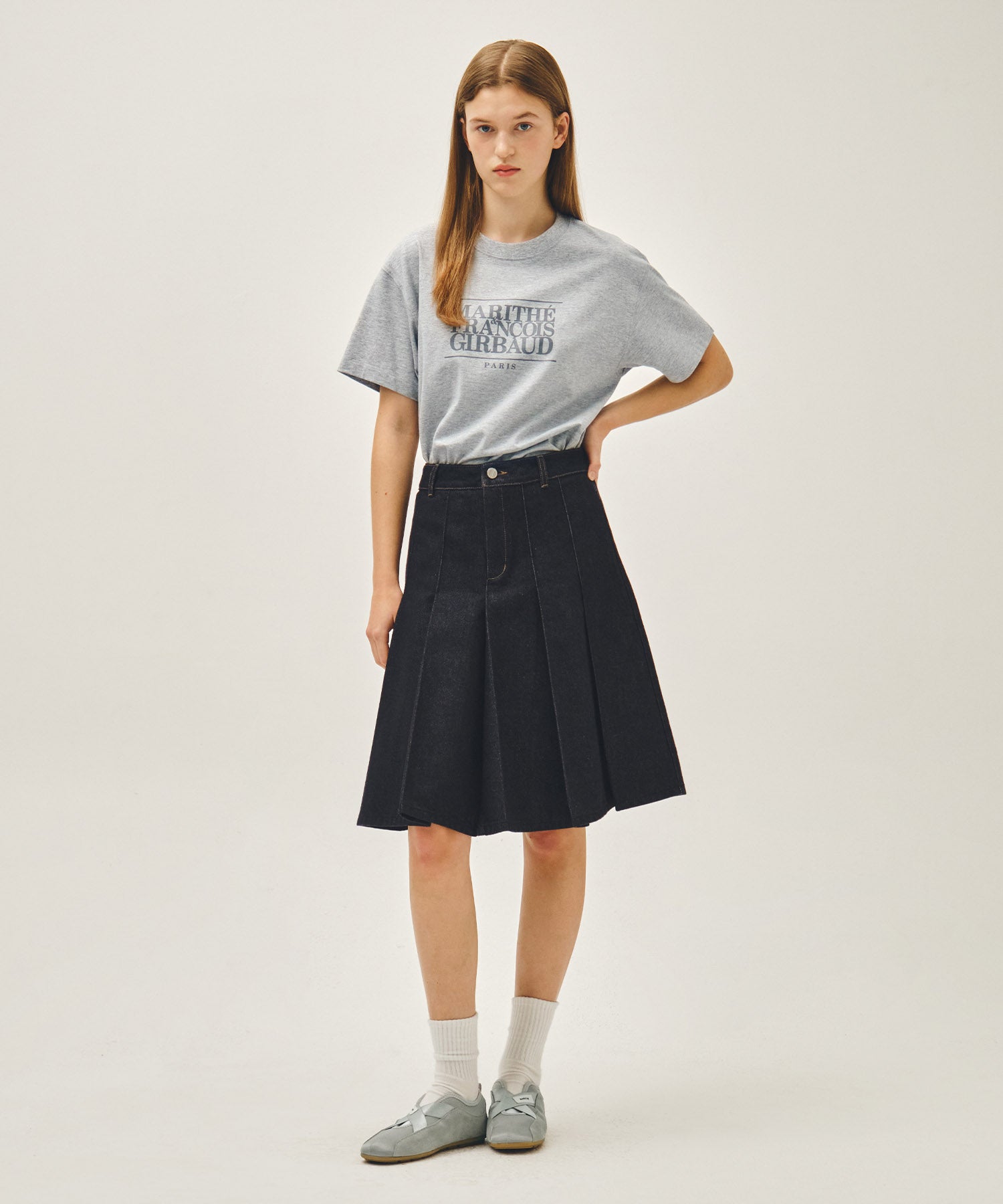 Marithe & Francois Girbaud - Classic Logo Tee (Heather Gray) product image 5 | TRAB K-Fashion Australia