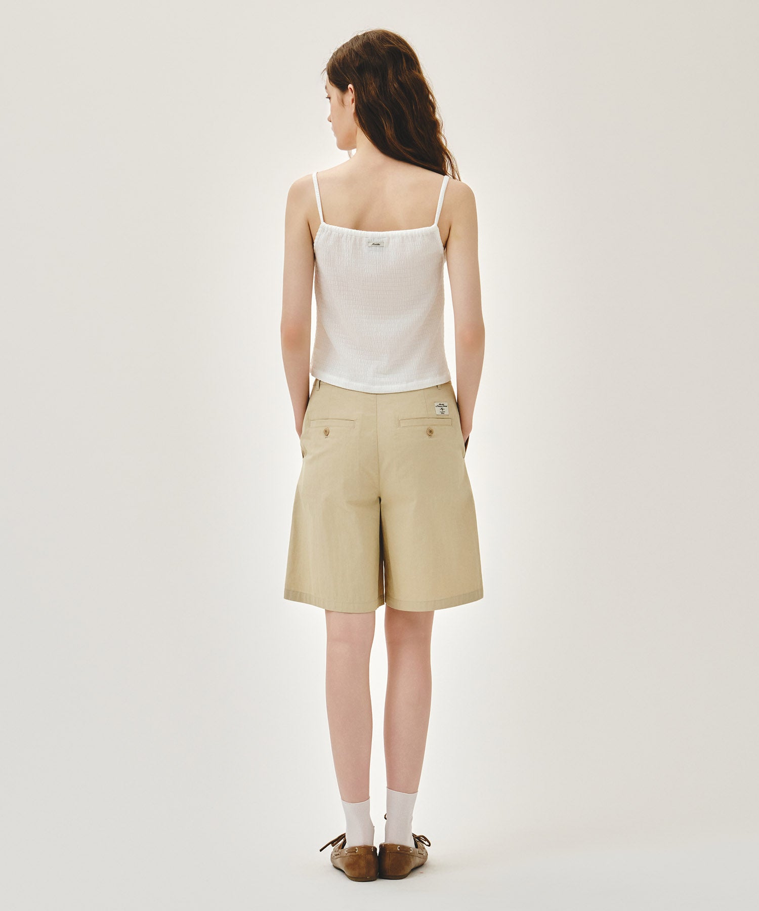 Marithe & Francois Girbaud - Bermuda Half Pants (Beige) product image 5 | TRAB K-Fashion Australia