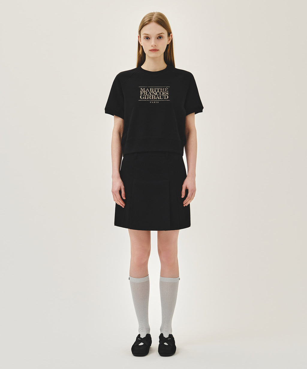 Marithe & Francois Girbaud - Vintage Classic Logo Half Sweatshirt (Black) product image 5 | TRAB K-Fashion Australia