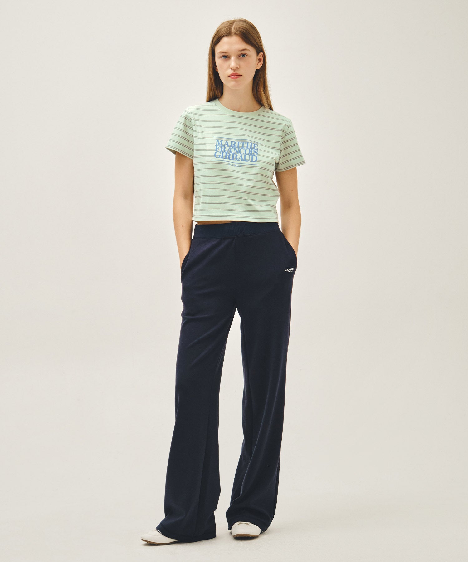 Marithe & Francois Girbaud - Classic Logo Crop Tee (Light Mint) product image 5 | TRAB K-Fashion Australia