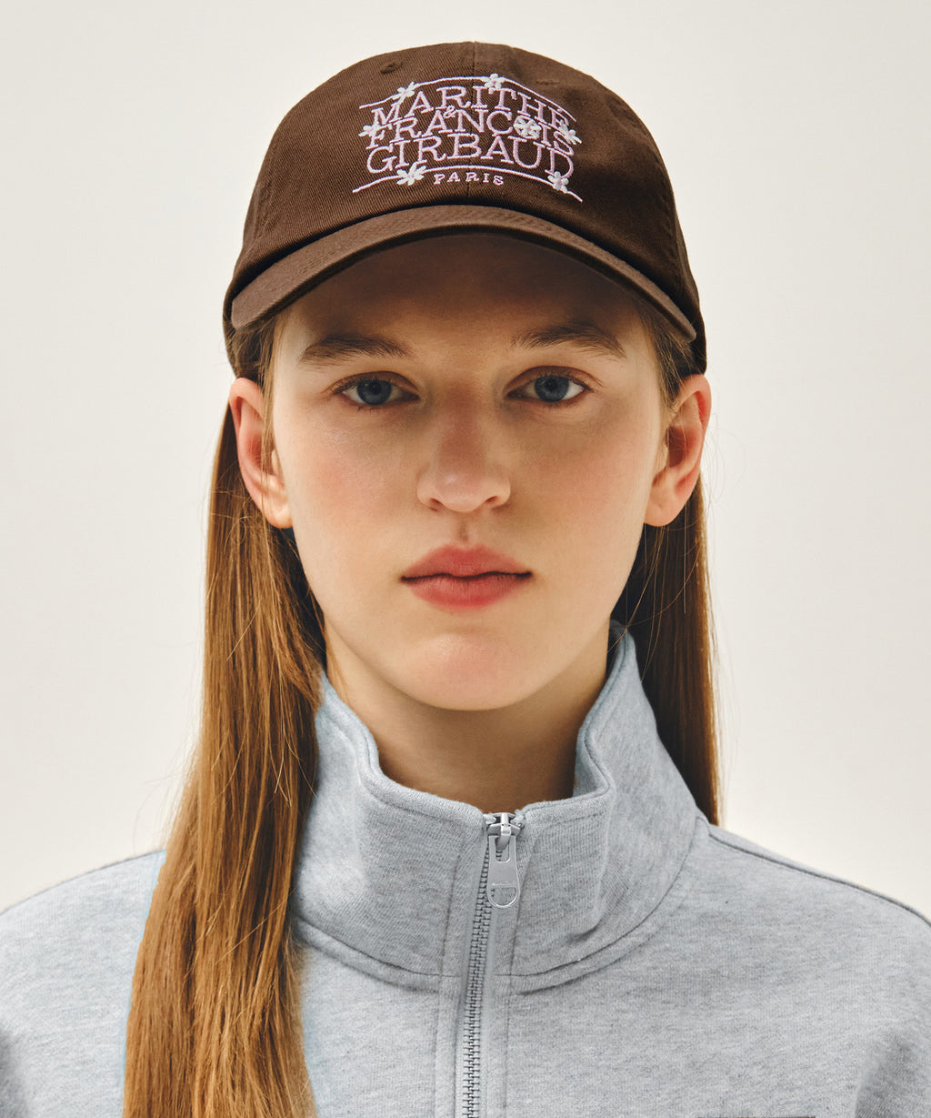 Marithe & Francois Girbaud - Flower Classic Logo Cap (Brown) product image 5 | TRAB K-Fashion Australia
