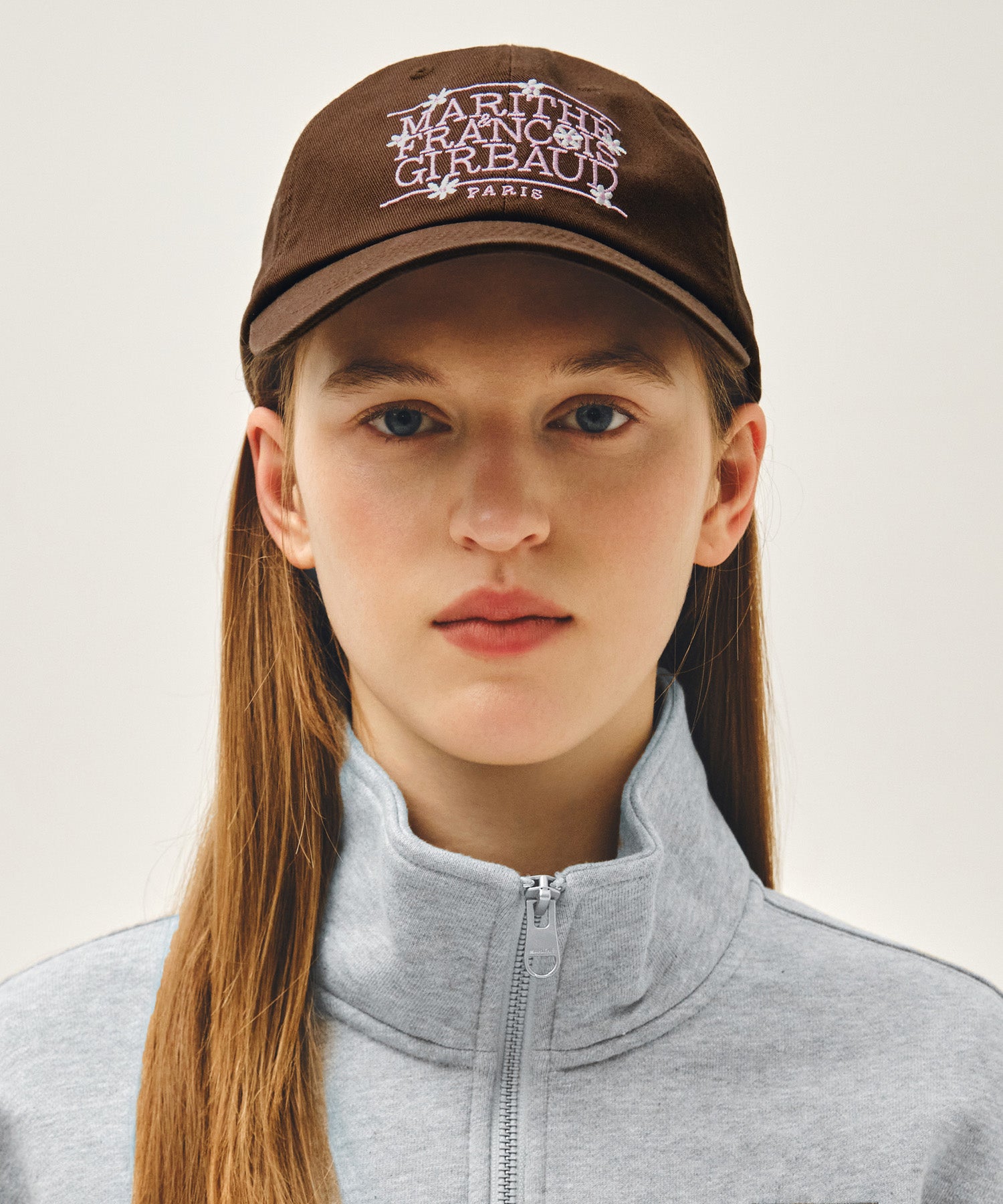 Marithe & Francois Girbaud - Flower Classic Logo Cap (Brown) product image 5 | TRAB K-Fashion Australia