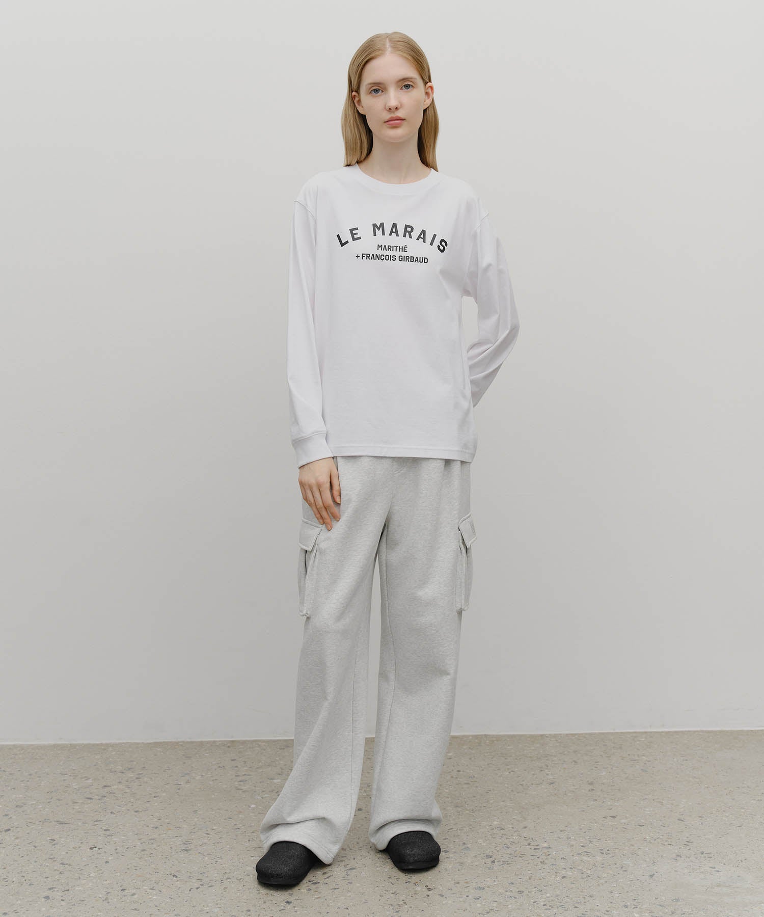 Marithe & Francois Girbaud - Le Marais Long Sleeve (White) product image 5 | TRAB K-Fashion Australia
