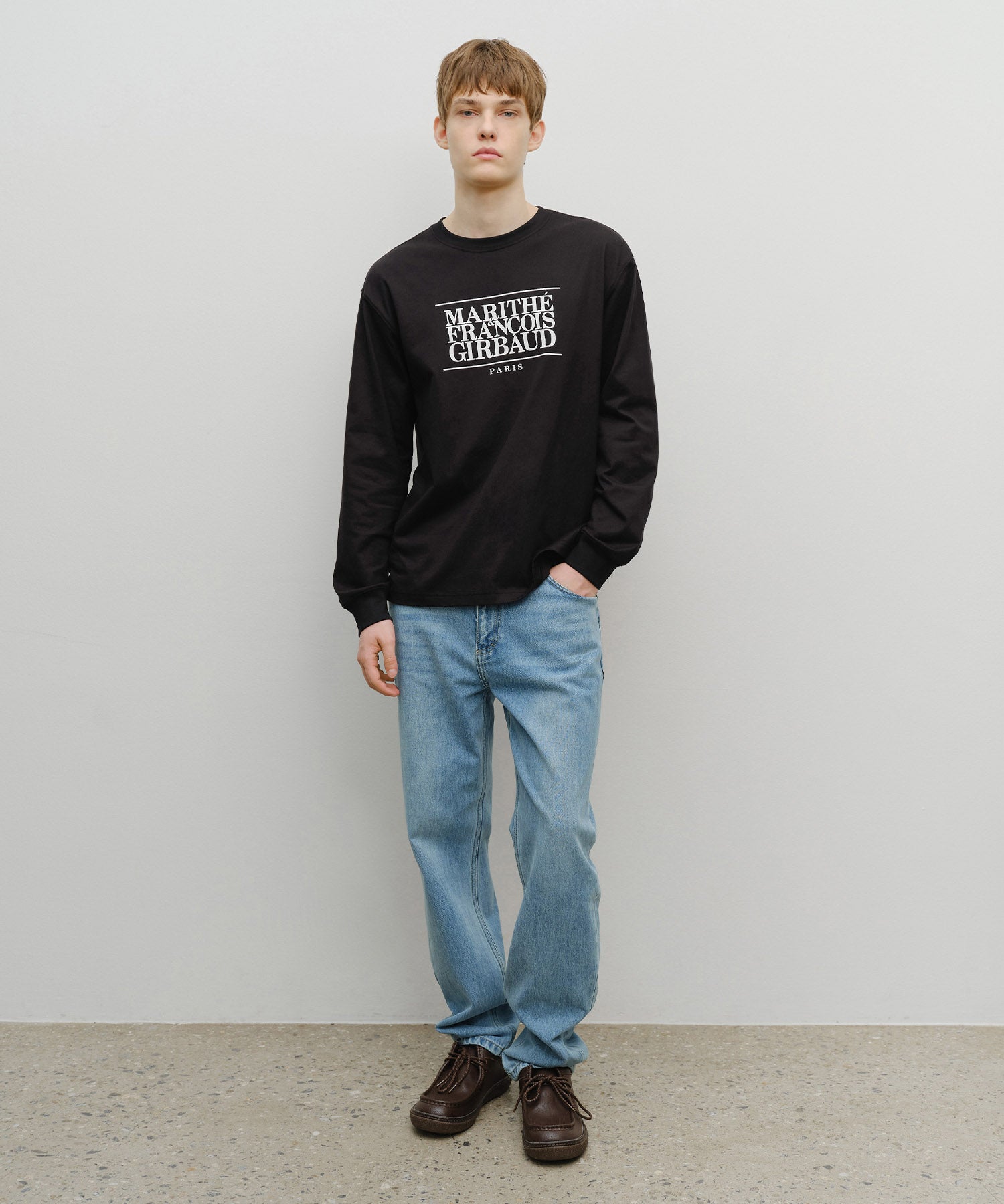 Marithe & Francois Girbaud - Classic Logo Long Sleeve (Black) product image 5 | TRAB K-Fashion Australia
