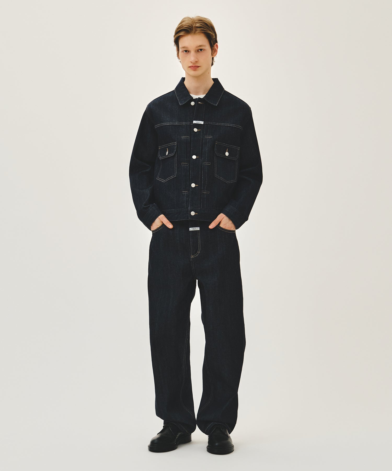 Marithe & Francois Girbaud - Selvage Denim Trucker Jacket (Indigo) product image 5 | TRAB K-Fashion Australia