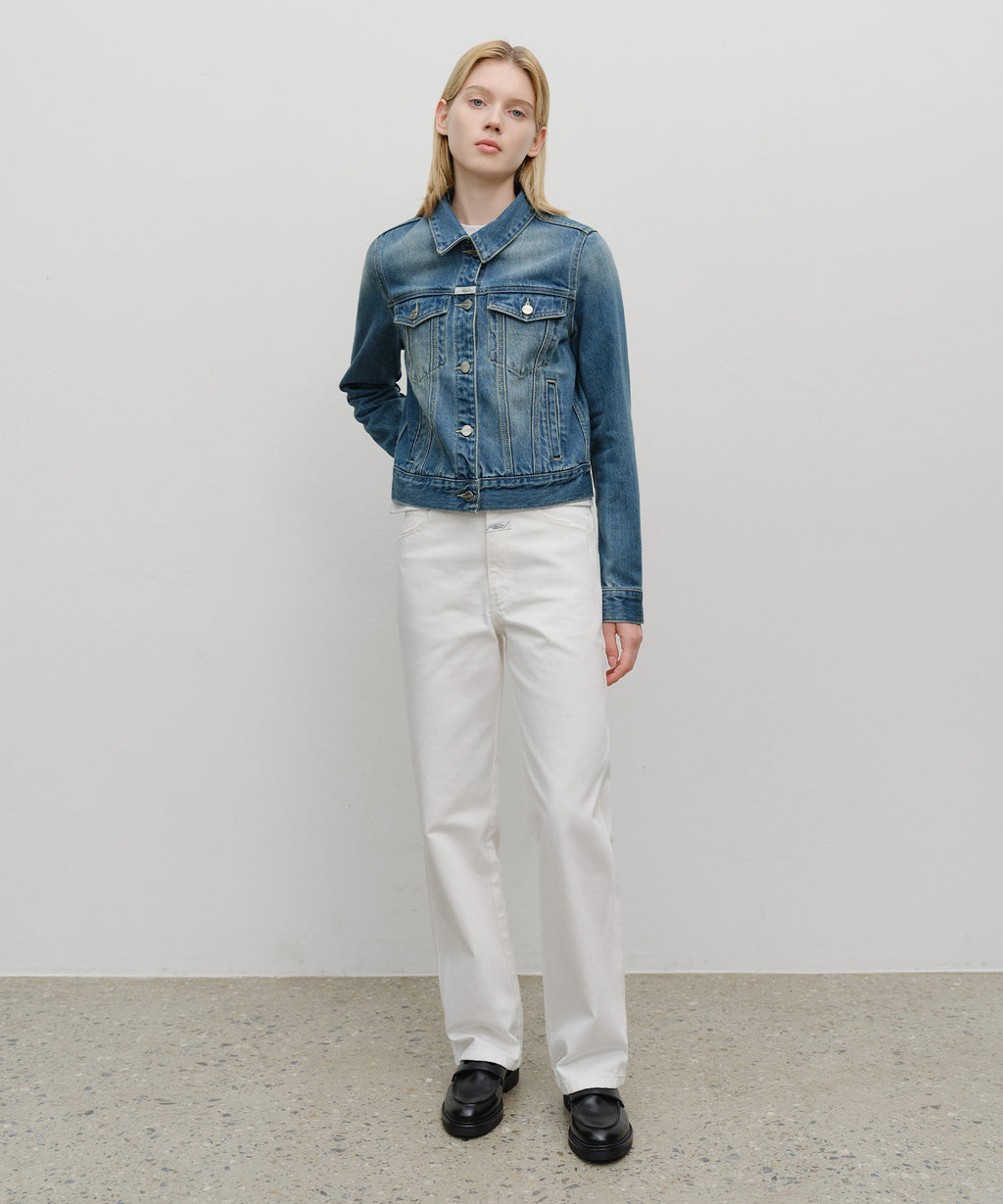 Marithe & Francois Girbaud - Denim Trucker Jacket (Blue) product image 5 | TRAB K-Fashion Australia