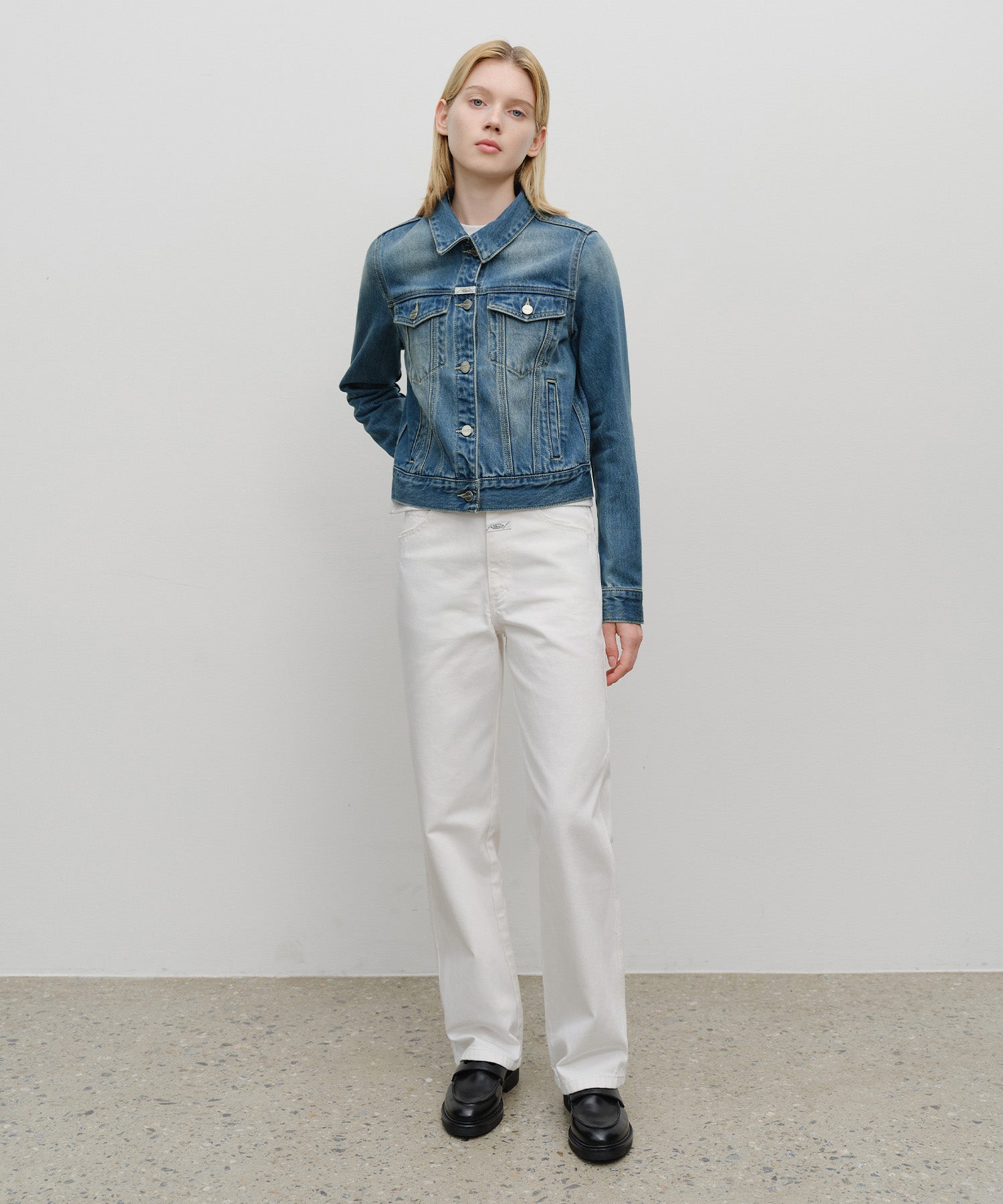 Marithe & Francois Girbaud - Denim Trucker Jacket (Blue) product image 5 | TRAB K-Fashion Australia