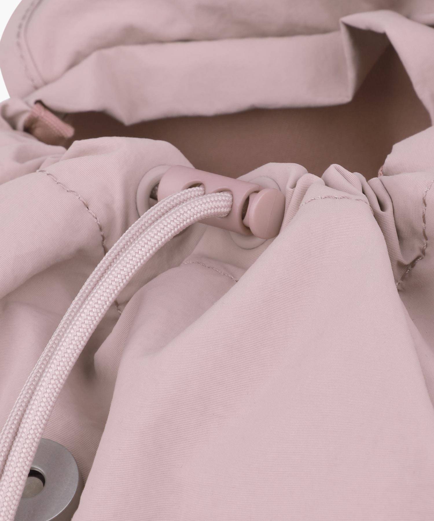 Marithe & Francois Girbaud - Classic Logo Stopper Pocket Backpack (Gray Pink) product image 5 | TRAB K-Fashion Australia
