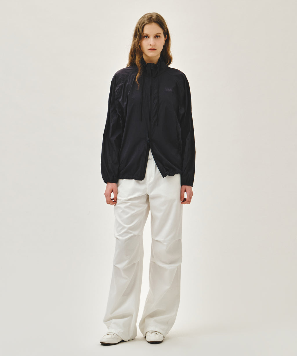 Marithe & Francois Girbaud - Highneck Packable Nylon Jacket (Charcoal) product image 5 | TRAB K-Fashion Australia