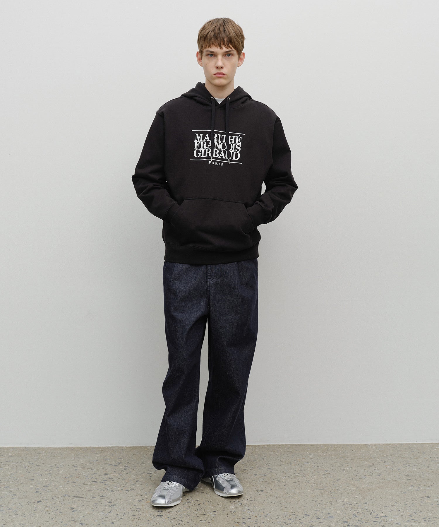 Marithe & Francois Girbaud - Classic Logo Hoodie (Black) product image 5 | TRAB K-Fashion Australia