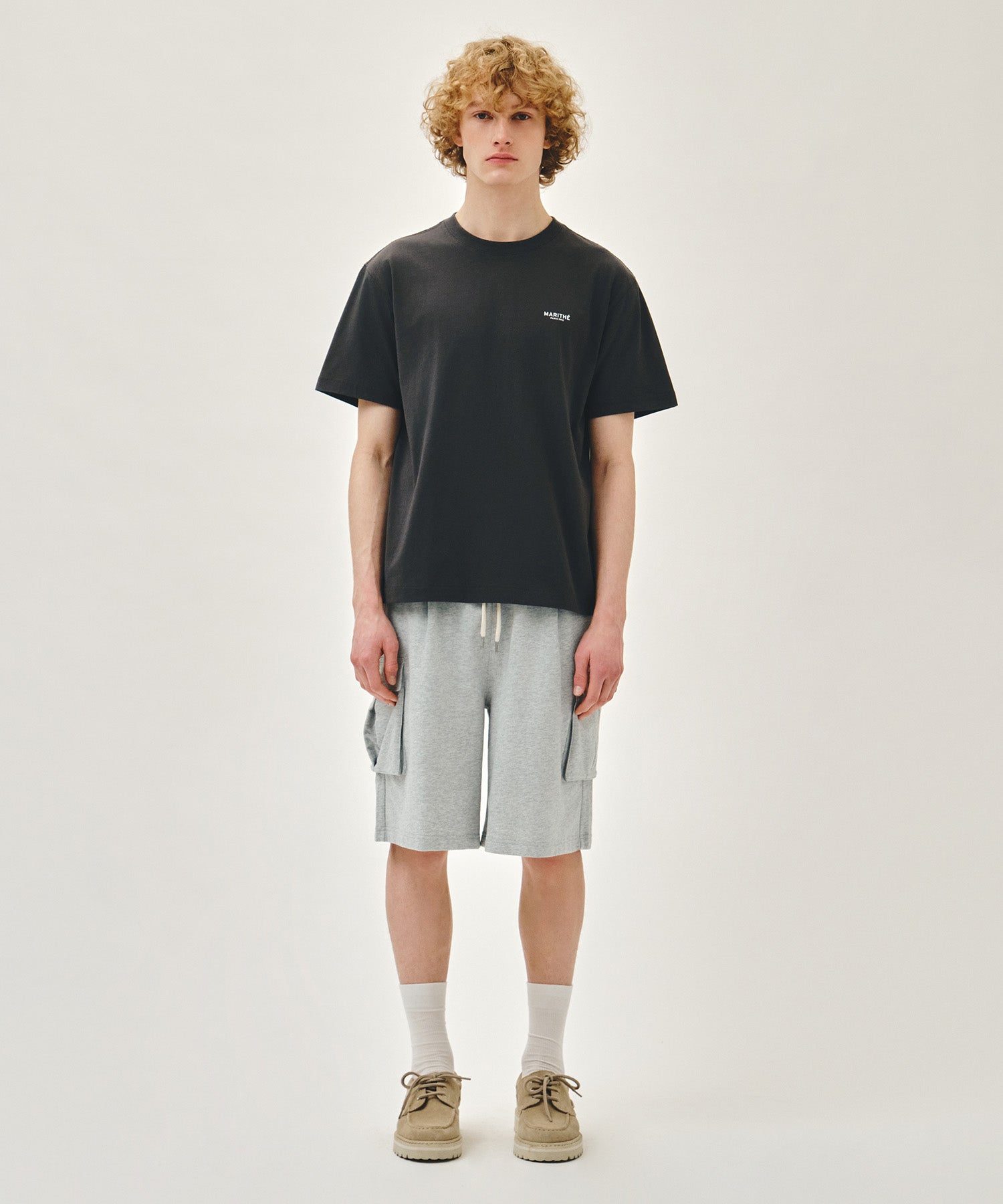 Marithe & Francois Girbaud - Small Regular Logo Tee (Charcoal) product image 5 | TRAB K-Fashion Australia