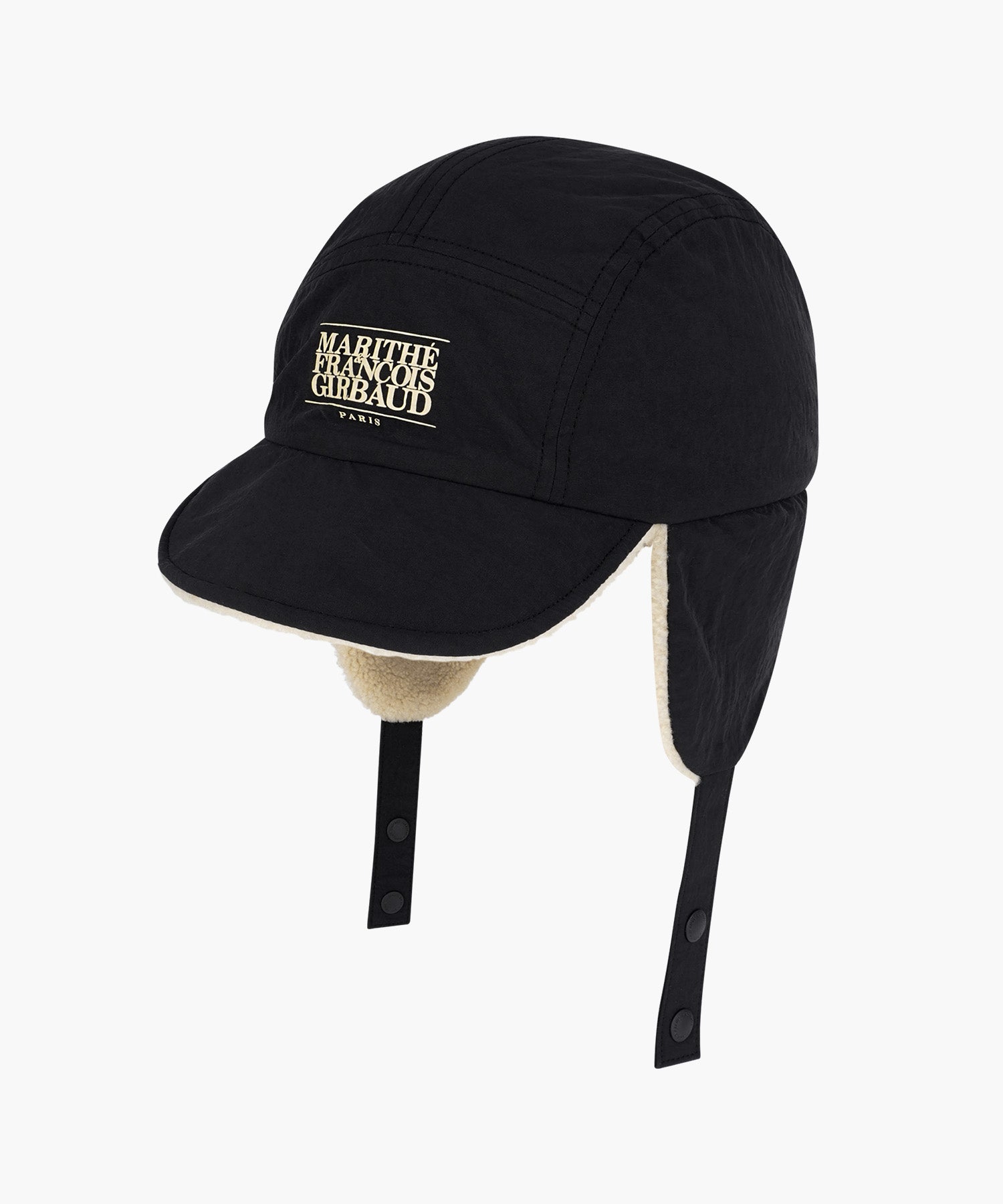 Marithe & Francois Girbaud - Marithe Sport Reversible Earflap Cap (Black) product image 5 | TRAB K-Fashion Australia