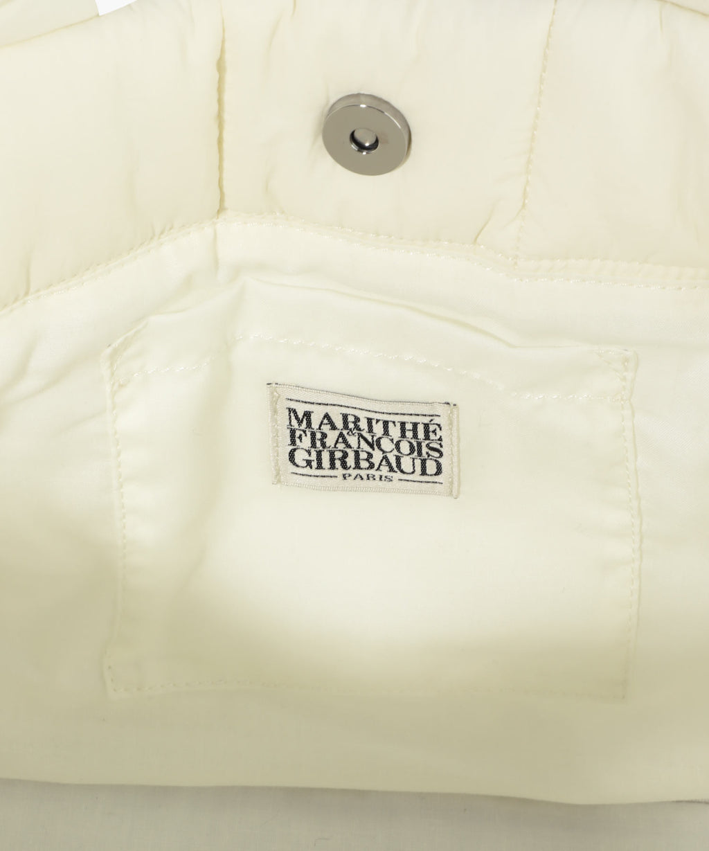 Marithe & Francois Girbaud - Classic Logo Padding Tote Bag (Ivory) product image 5 | TRAB K-Fashion Australia