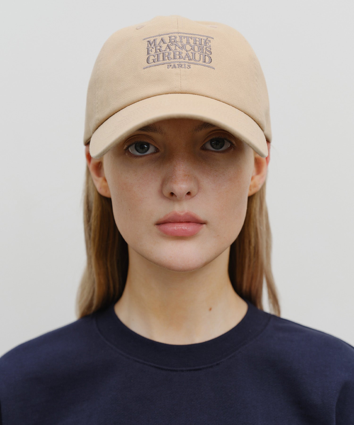 Marithe & Francois Girbaud - Small Classic Logo Cap (Dark Beige) product image 5 | TRAB K-Fashion Australia