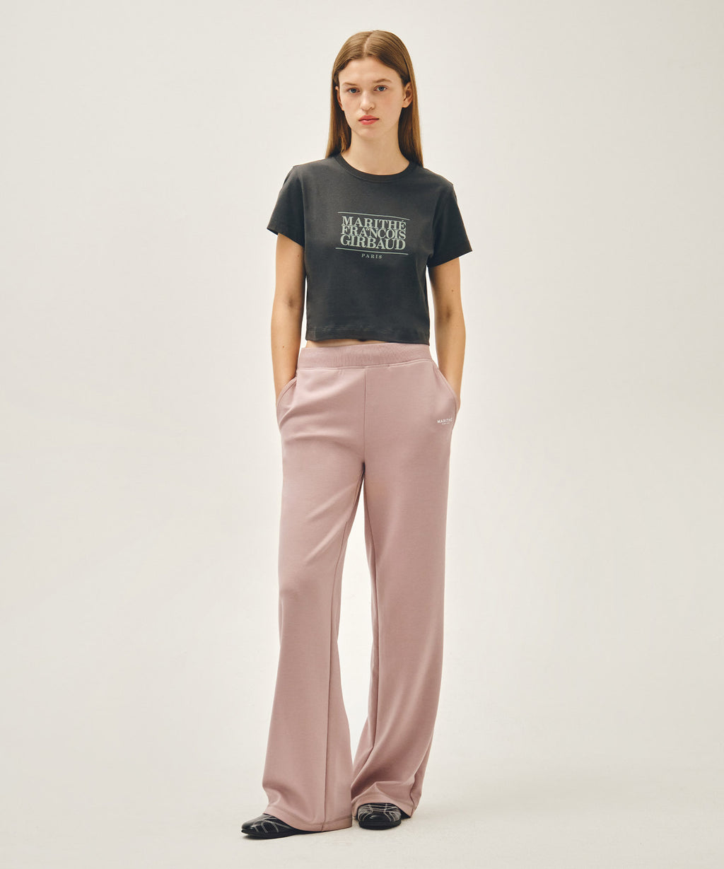 Marithe & Francois Girbaud - Classic Logo Crop Tee (Charcoal) product image 5 | TRAB K-Fashion Australia