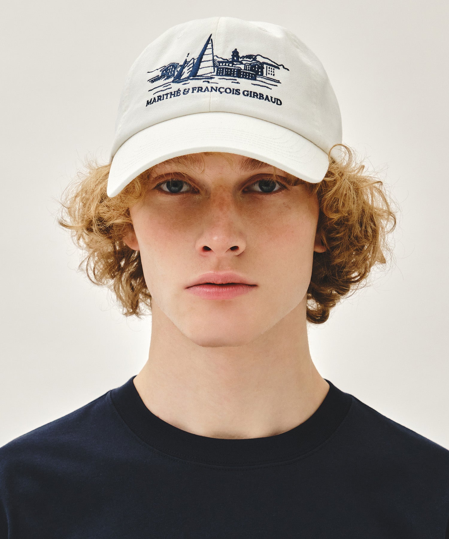 Marithe & Francois Girbaud - Sailing Graphic Covered Cap (Off White) product image 5 | TRAB K-Fashion Australia