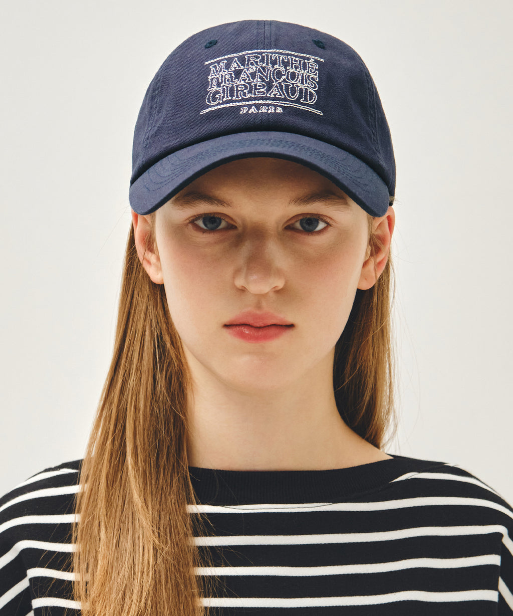 Marithe & Francois Girbaud - Doodle Classic Logo Covered Cap (Navy) product image 5 | TRAB K-Fashion Australia