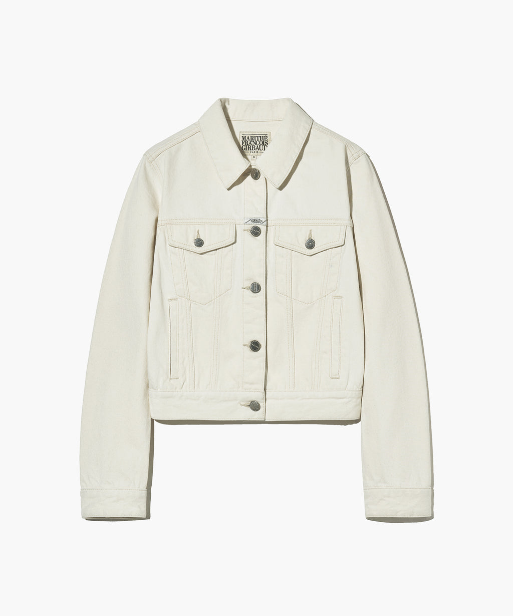 Marithe & Francois Girbaud - Denim Trucker Jacket (Ecru) product image 5 | TRAB K-Fashion Australia
