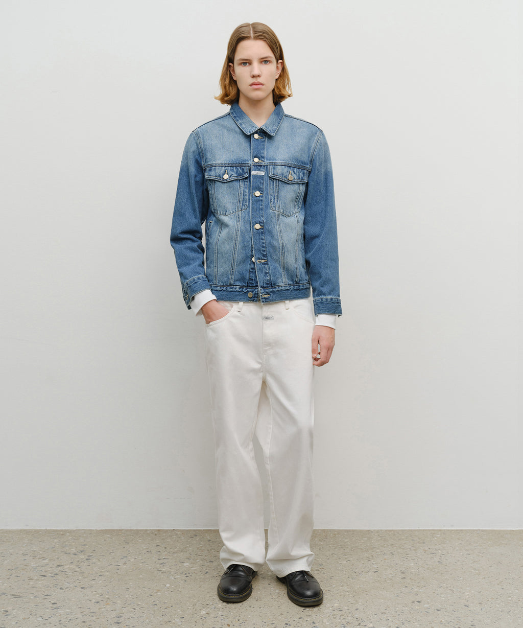 Marithe & Francois Girbaud - Denim Trucker Jacket (Blue) product image 5 | TRAB K-Fashion Australia