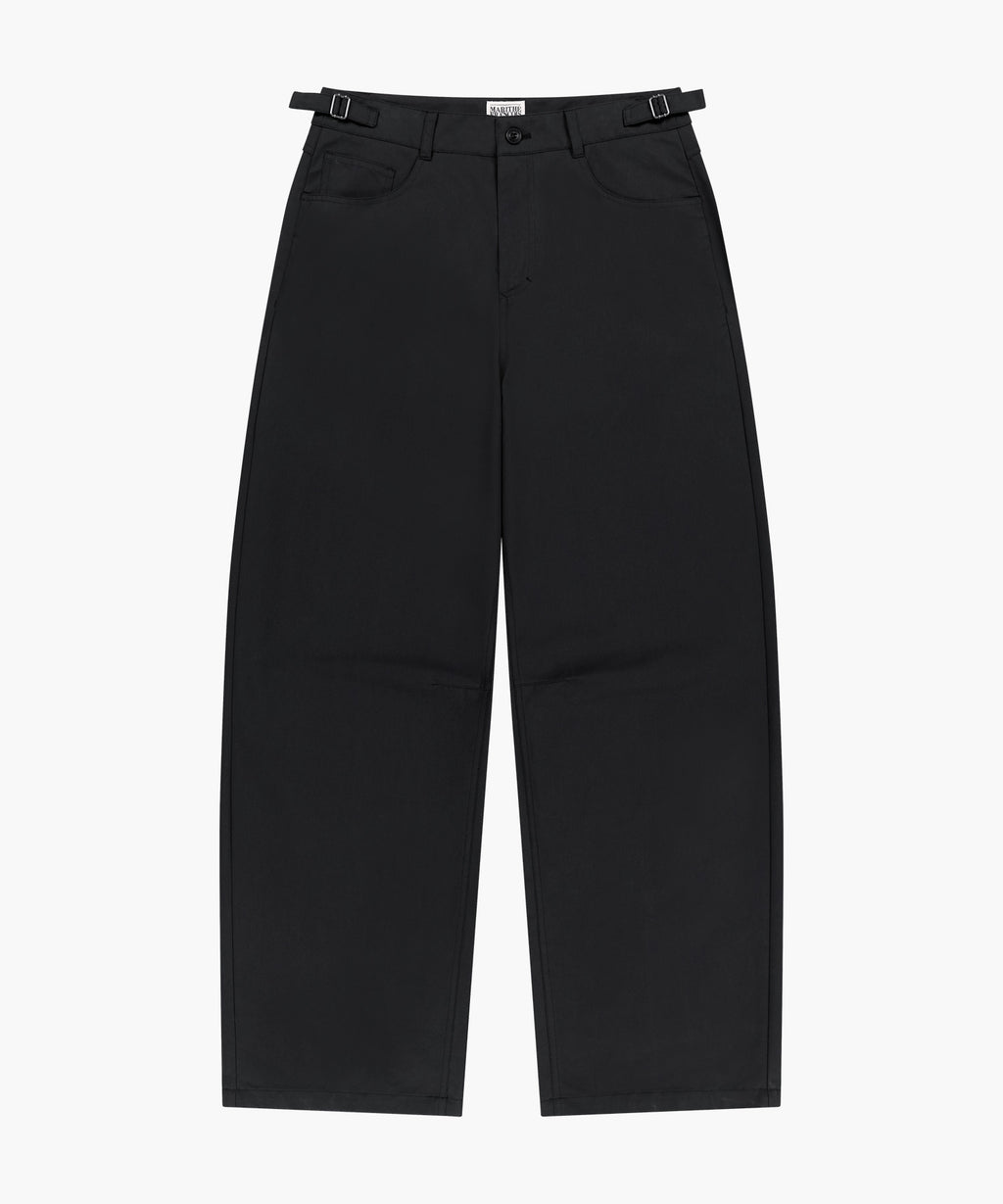 Marithe & Francois Girbaud - Curved Chino Pants (Black) product image 5 | TRAB K-Fashion Australia