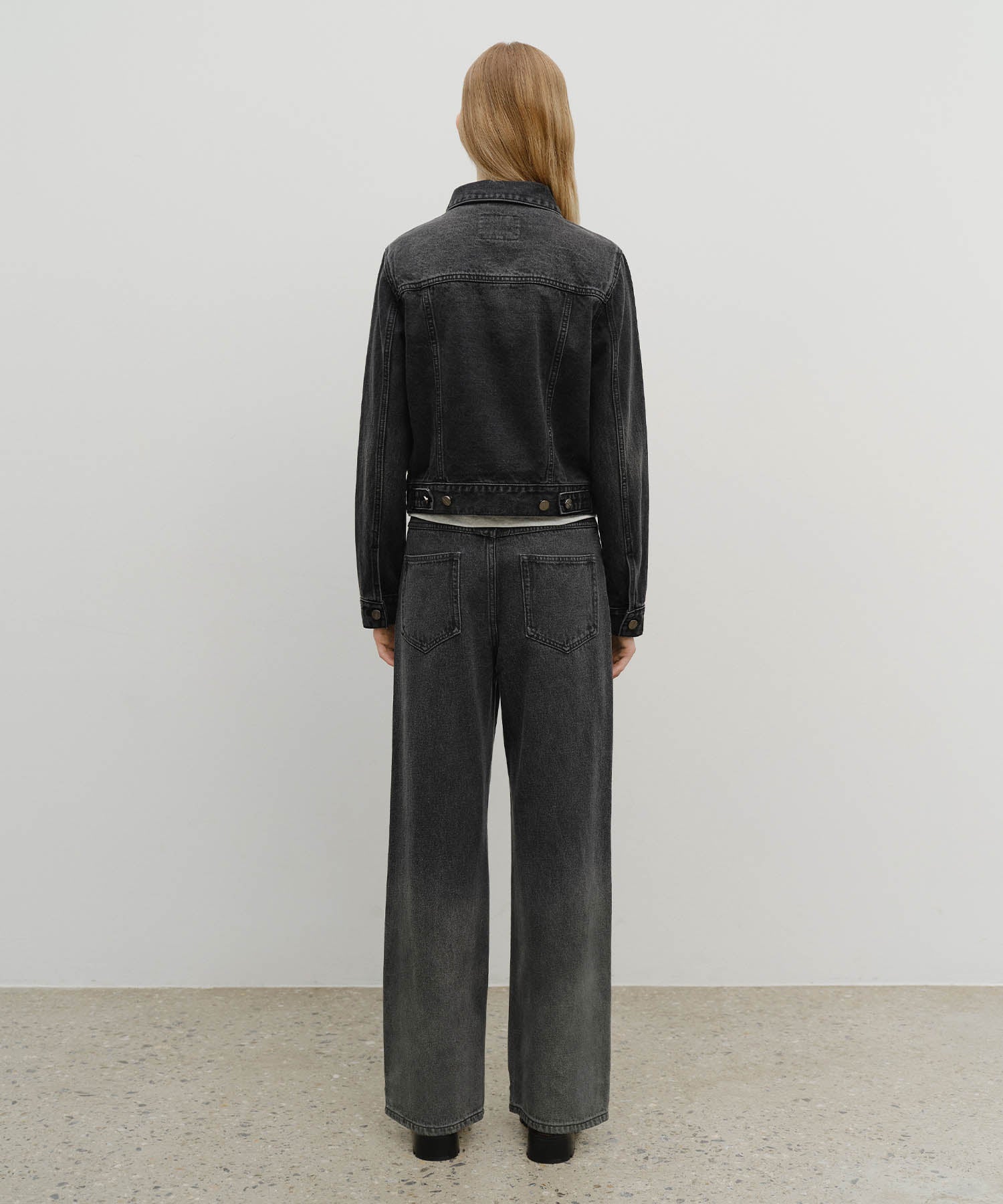Marithe & Francois Girbaud - Gradation Denim Pants (Black) product image 5 | TRAB K-Fashion Australia