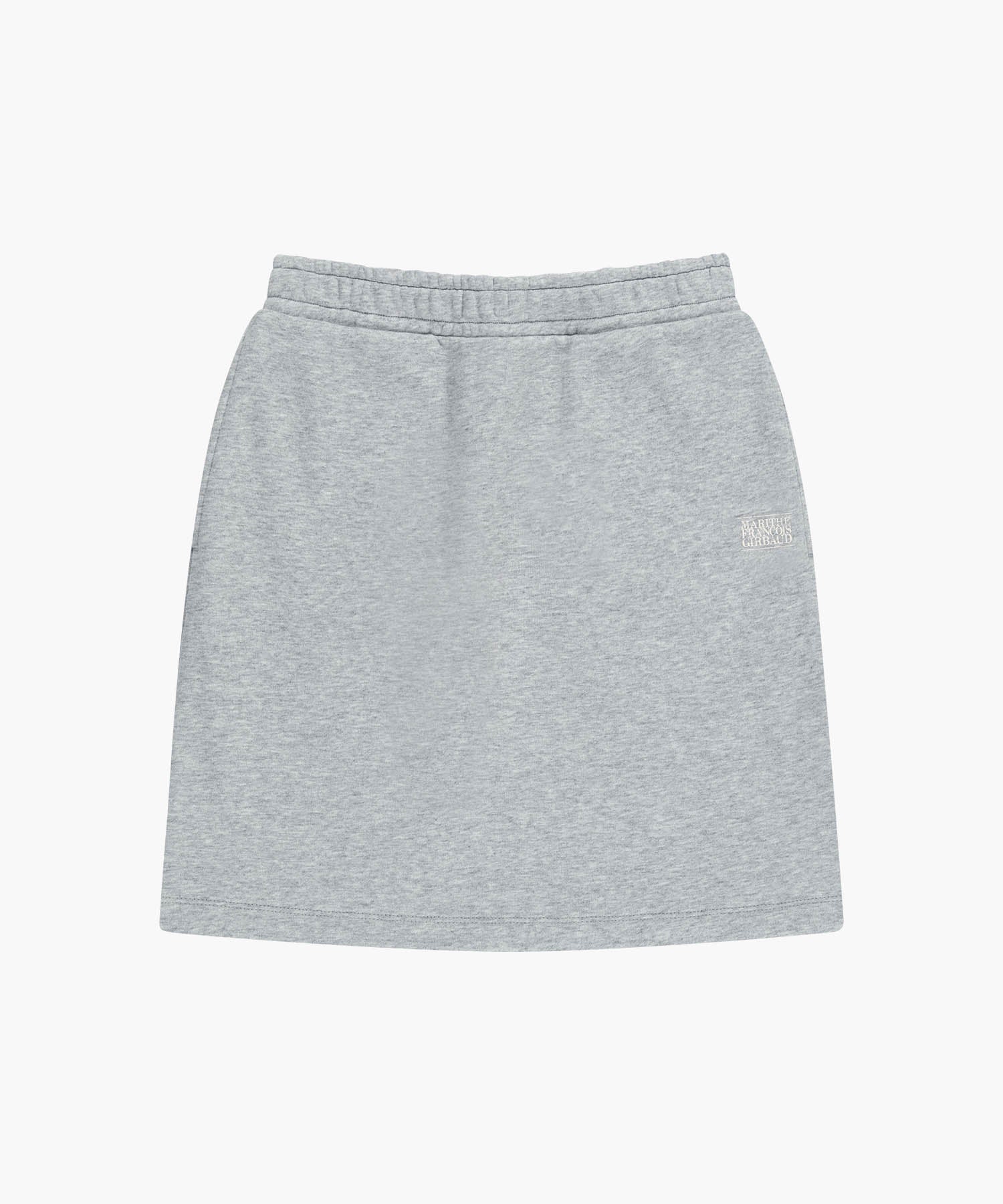 Marithe & Francois Girbaud - Vintage Classic Logo Sweat Mini Skirt (Heather Gray) product image 7 | TRAB K-Fashion Australia