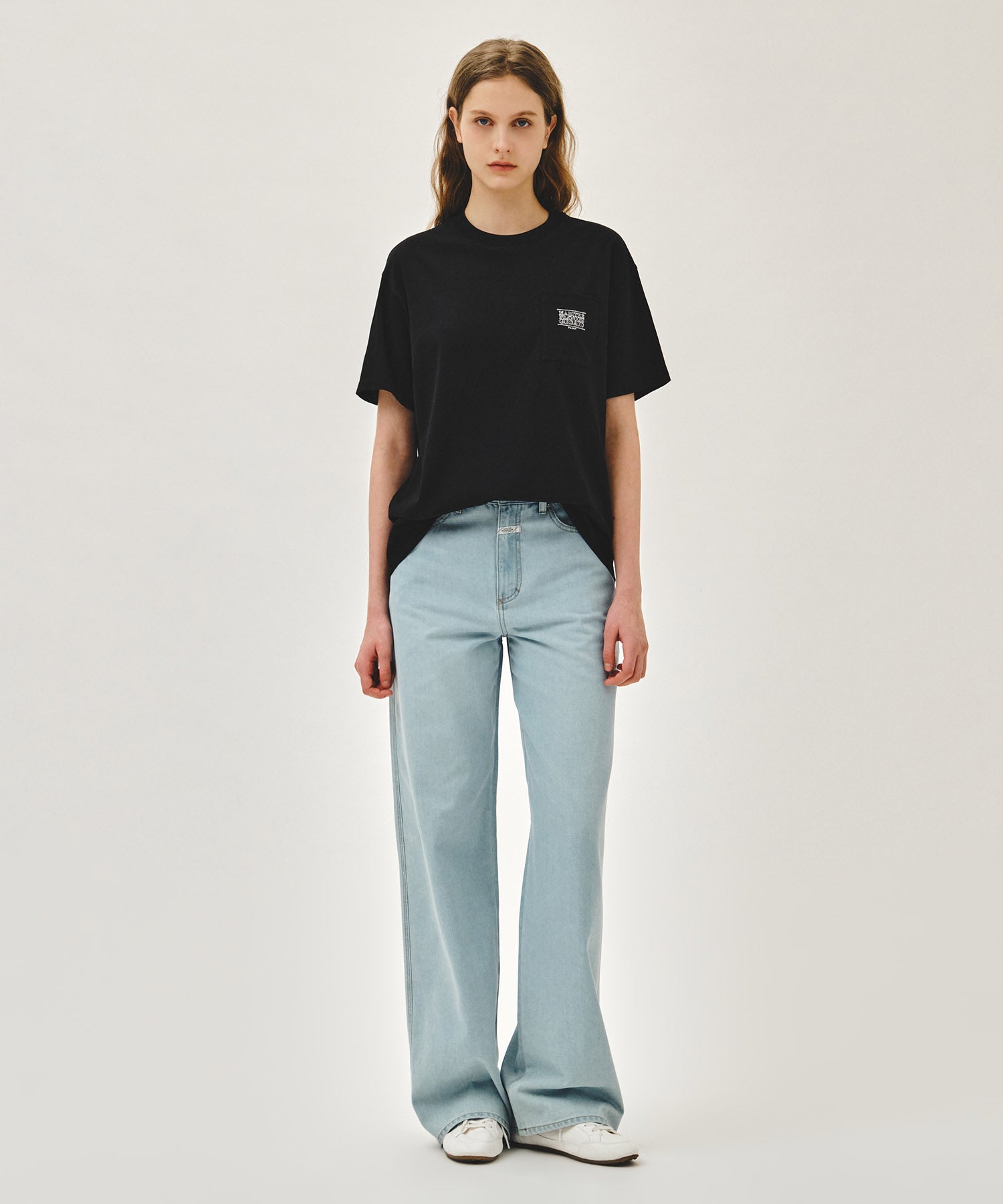 Marithe & Francois Girbaud - Doodle Classic Logo Pocket Tee (Black) product image 5 | TRAB K-Fashion Australia