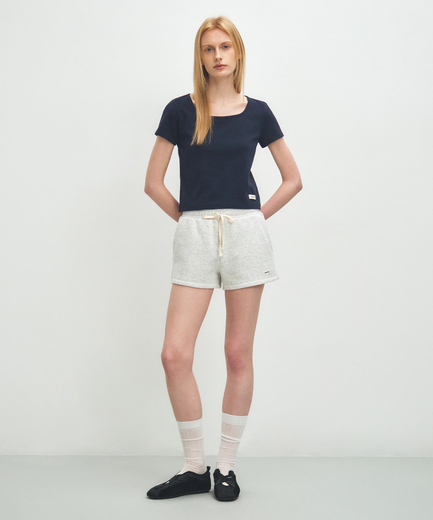 Marithe & Francois Girbaud - Basic Crop Tee (Navy) product image 5 | TRAB K-Fashion Australia