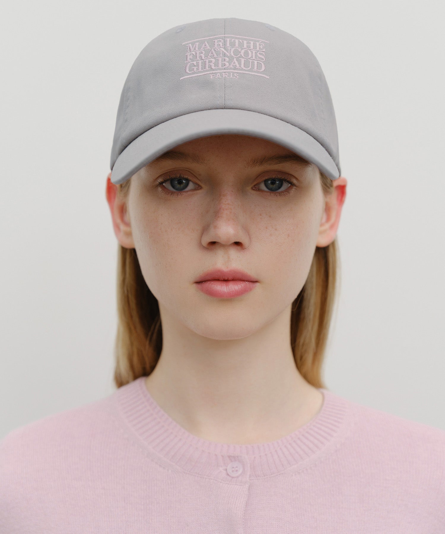 Marithe & Francois Girbaud - Small Classic Logo Cap (Light Gray) product image 5 | TRAB K-Fashion Australia