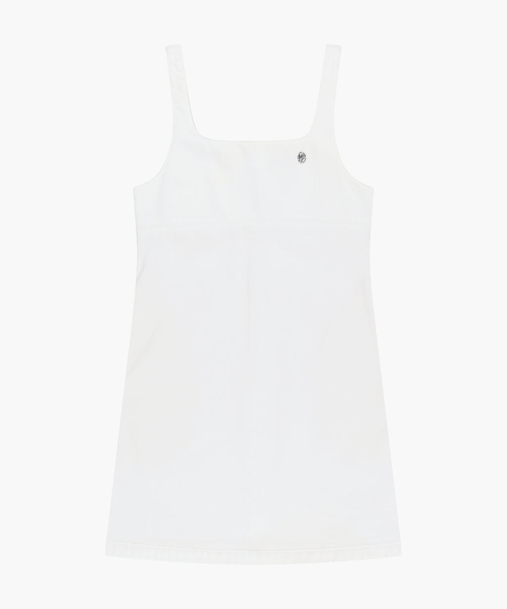 Marithe & Francois Girbaud - Denim Sleeveless Dress (Off White) product image 5 | TRAB K-Fashion Australia