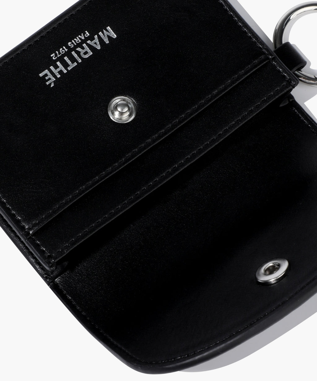 Marithe & Francois Girbaud - Regular Logo Keyring Wallet (Black) product image 5 | TRAB K-Fashion Australia
